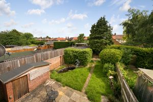 Rear Garden view- click for photo gallery